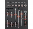 Ombra OMT23STE Набор головок торцевых 3/8" DR с аксессуарами