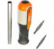 Ombra 750106 Отвертка стержневая 6 в 1 ROUND GRIP 1/4",5/16"DR, SL5,6, PH1,2