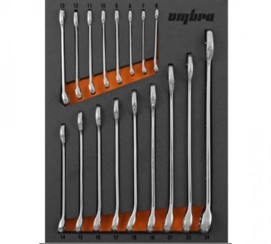 Фотография товара 'Ombra OMT17STE Набор ключей комбинированных в EVA ложементе 280х375 мм'