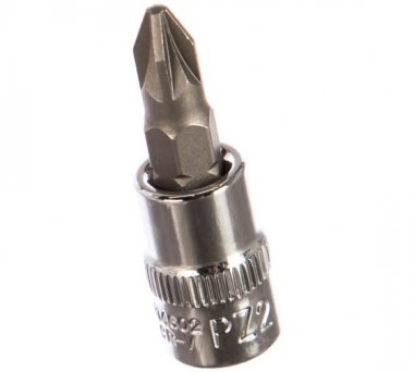 Фотография товара 'Ombra 114602 Насадка торцевая 1/4"DR с вставкой-битой POZIDRIVE®, PZ2'