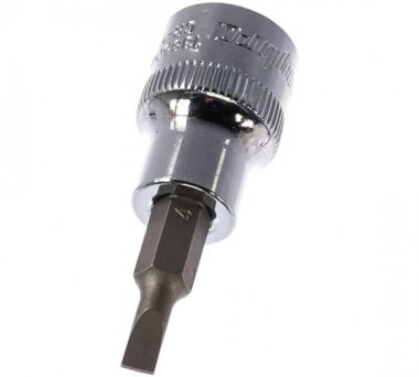 Фотография товара 'Ombra 138504 Насадка торцевая 3/8"DR с вставкой-битой шлицевой, SL4'