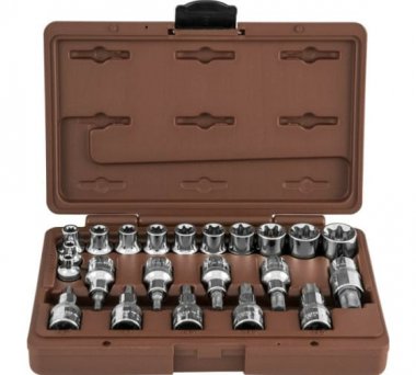 Фотография товара 'Ombra 953222 Набор головок торцевых, внешний TORX®, 22 предмета'