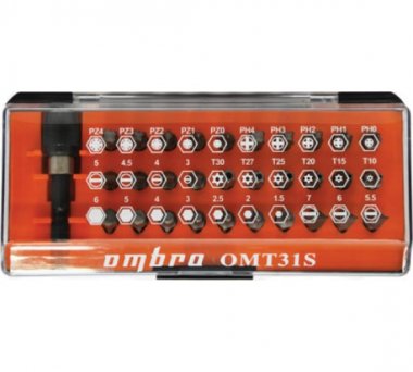 Фотография товара 'Ombra OMT31S Набор вставок-бит, 31 предмет'