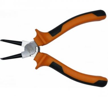 Фотография товара 'Ombra 440207 Щипцы загнутые 90° для стопорных колец 180 мм, 5-32 мм'