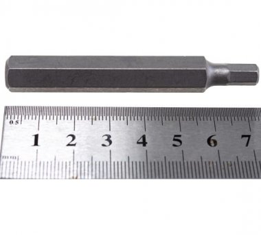 Фотография товара 'Ombra 571206 Вставка-бита 10 мм DR шестигранная, H6, 75 мм'