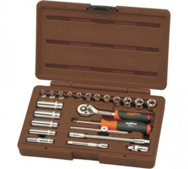 Фотография товара 'Ombra 911423 Набор головок торцевых с аксессуарами 1/4"DR, 4-13 мм'
