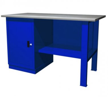 Фотография товара 'Ombra OWB1-10 Верстак с одной тумбой, тумба с 1 дверцей,1390х686х820 мм'