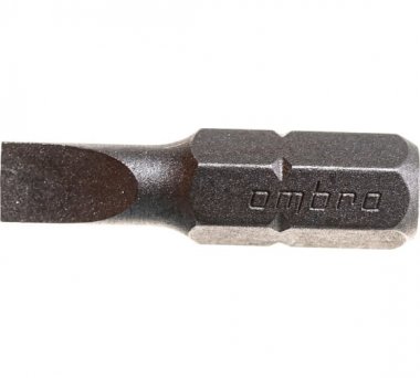 Фотография товара 'Ombra 514550 Вставка-бита 1/4"DR шлицевая, SL5, 25 мм'
