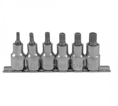 Фотография товара 'Ombra 912706 Набор насадок торцевых 1/2"DR с вставками-битами SPLINE'