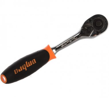 Фотография товара 'Ombra 281403 Рукоятка трещоточная 1/4"DR, 48 зубцов, 140 мм'