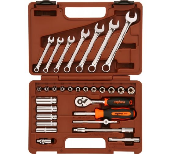 Фотография товара 'Ombra OMT30S Набор инструмента 1/4"DR, 30 предметов'