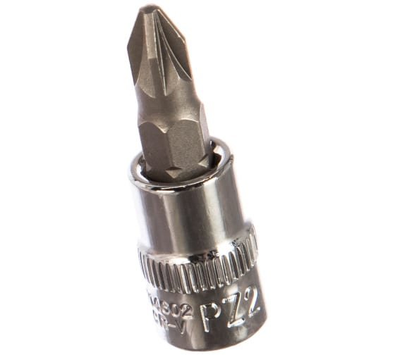 Фотография товара 'Ombra 114602 Насадка торцевая 1/4"DR с вставкой-битой POZIDRIVE®, PZ2'