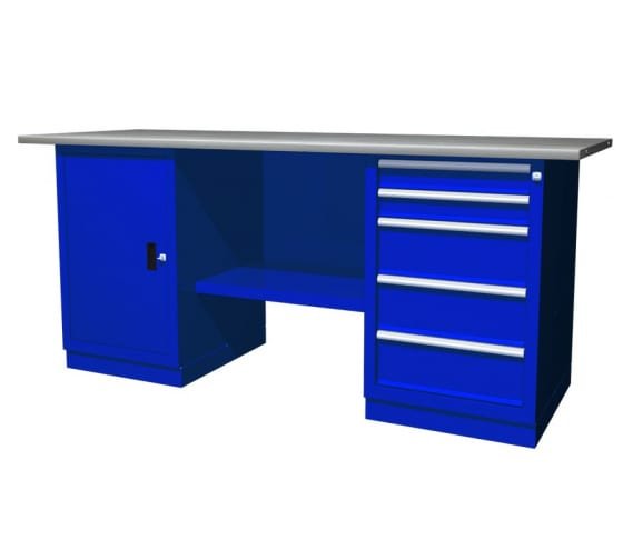 Фотография товара 'Ombra OWB2-15 Верстак с двумя тумбами 1900х686х820 мм'