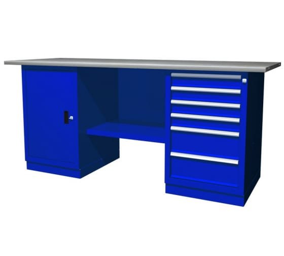 Фотография товара 'Ombra OWB2-16 Верстак с двумя тумбами 1900х686х820 мм'