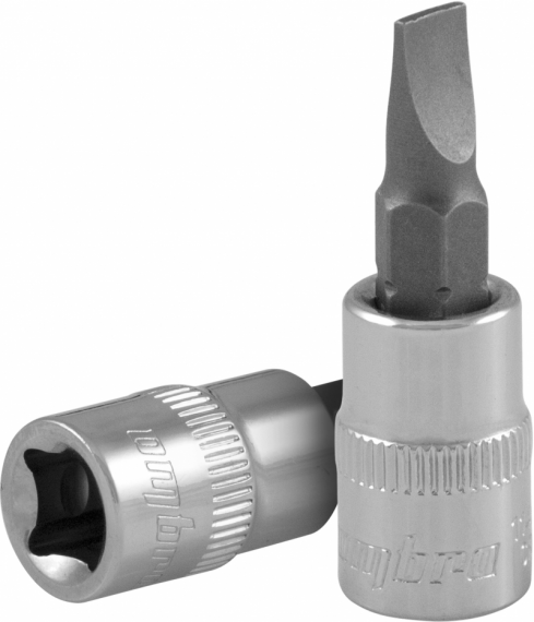 Фотография товара 'Ombra 114507 Насадка торцевая 1/4"DR с вставкой-битой шлицевой, SL7'