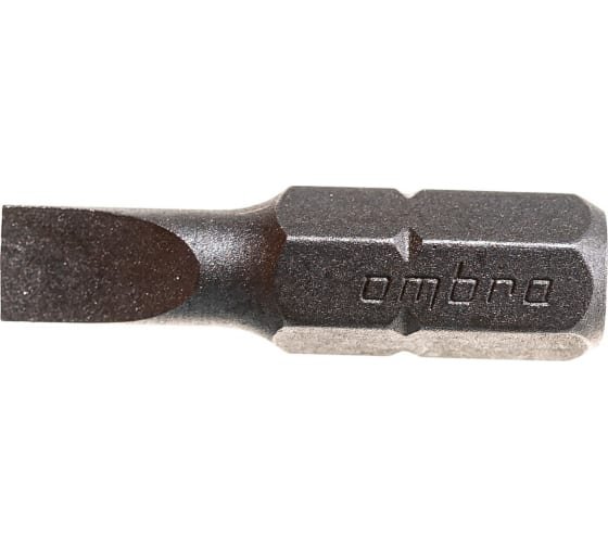 Фотография товара 'Ombra 514550 Вставка-бита 1/4"DR шлицевая, SL5, 25 мм'