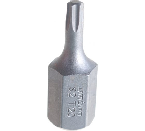 Фотография товара 'Ombra 531320 Вставка-бита 10 мм DR TORX®, T20, 30 мм'