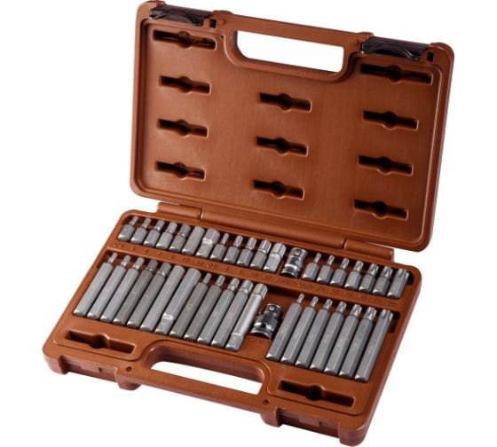 Фотография товара 'Ombra 953240 Набор вставок-бит и переходников 3/8", 1/2"DR, 40 предметов'