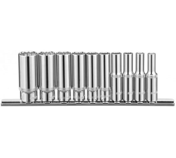 Фотография товара 'Ombra 914910 Набор головок торцевых глубоких 12-гранных 1/4"DR'