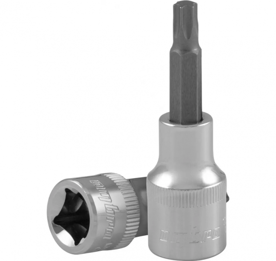 Фотография товара 'Ombra 121927 Насадка торцевая 1/2"DR с вставкой-битой TORX®, Т27, 100 мм'