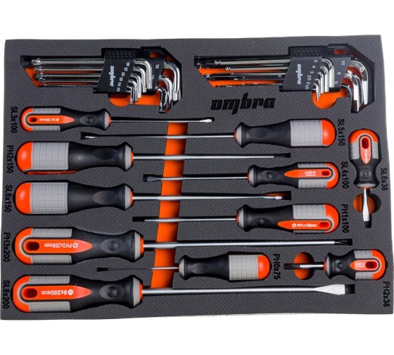 Фотография товара 'Ombra OMT29STE Набор отверток стержневых ROUND GRIP'