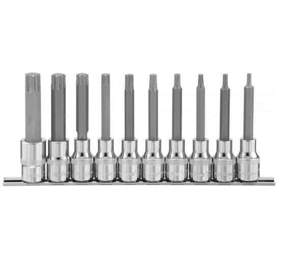 Фотография товара 'Ombra 921910 Набор насадок торцевых 1/2"DR T20-T70, 100 мм, 10 предметов'