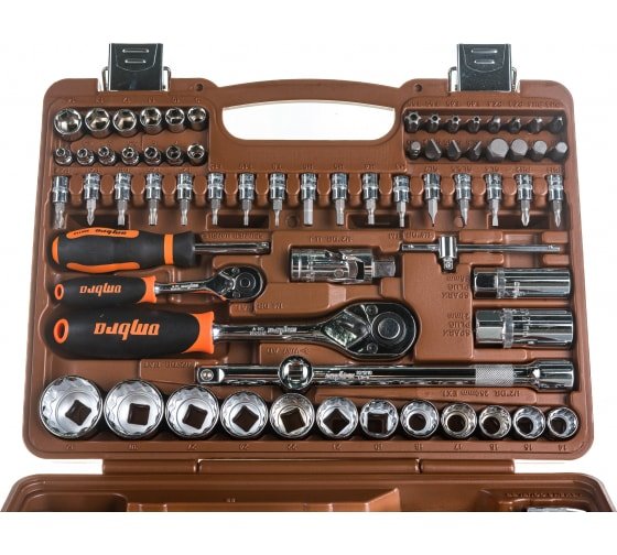 Фотография товара 'Ombra OMT93S (OMT93S18) Набор инструмента универсальный 1/4", 1/2"DR'