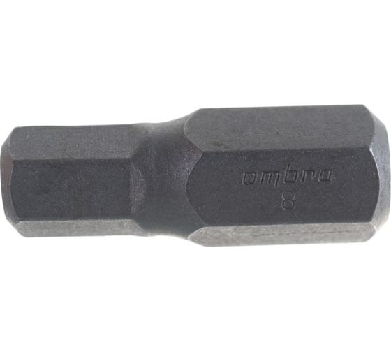 Фотография товара 'Ombra 531208 Вставка-бита 10 мм DR шестигранная, H8, 30 мм'