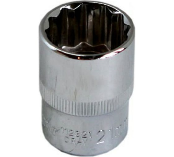 Фотография товара 'Ombra 112321 Головка торцевая 12-гранная 1/2"DR, 21 мм'