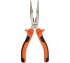 Фотография товара 'Ombra 420107 Длинногубцы прямые с двухкомпонентными рукоятками, 180 мм'